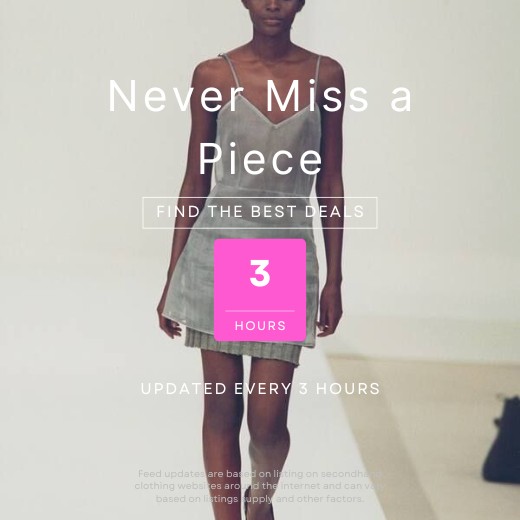 Never miss a new Miu Miu piece with live feed updated every few hours image on Miu Miu runway look